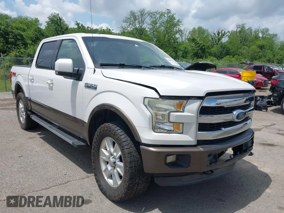 2015 Ford F-150 XLT with VIN 1FTEW1EF6FKD32660, listed as a IAAI auction lot 42066926 with 189,351 mi miles. Bid and sale history available at carsss.com. Image 1.