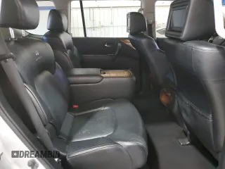 2011 Infiniti QX56 7-passenger with VIN JN8AZ2NE3B9005965, listed as a Copart auction lot 79526624 with 169,888 mi miles and Salvage Title. Bid and sale history available at carsss.com. Image 12.