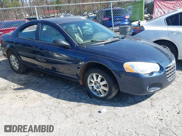 2006 Chrysler Sebring with VIN 1C3EL66R06N101402, listed as a IAAI auction lot 41563520 with 182,128 mi miles and . Bid and sale history available at DreamBid. Image 1.