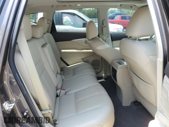2016 Nissan Murano Platinum with VIN 5N1AZ2MG9GN116593, listed as a Copart auction lot 58756125 with 77,121 mi miles and Salvage title. Bid and sale history available at DreamBid. Image 11.