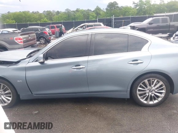 2020 Infiniti Q50 Luxe with VIN JN1EV7APXLM205739, listed as a IAAI auction lot 42084427 with 122,135 mi miles and . Bid and sale history available at DreamBid. Image 14.