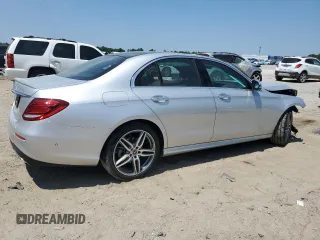 2018 Mercedes-Benz E-Class E 300 with VIN WDDZF4JB4JA380152, listed as a Copart auction lot 52855905 with 27,376 mi miles and Salvage Title. Bid and sale history available at carsss.com. Image 3.
