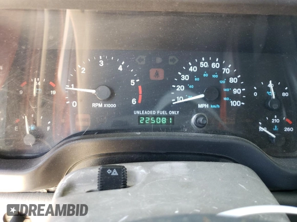 1997 Jeep Wrangler SE with VIN 1J4FY29P2VP431639, listed as a Copart auction lot 61222754 with 225,081 mi miles and Salvage Title. Bid and sale history available at carsss.com. Image 9.