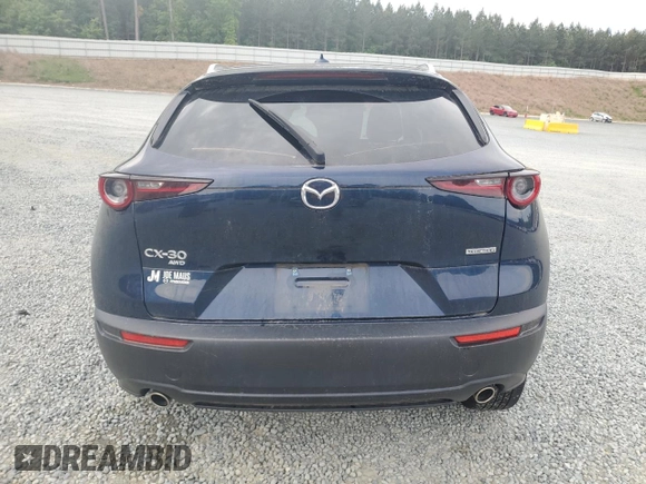 2022 Mazda CX-30 S Premium with VIN 3MVDMBDLXNM416419, listed as a Copart auction lot 54128265 with 54,838 mi miles and Salvage title. Bid and sale history available at DreamBid. Image 6.