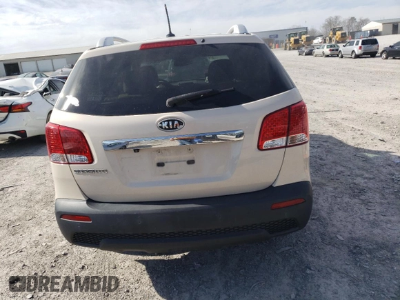 2011 Kia Sorento LX with VIN 5XYKT3A13BG039123, listed as a Copart auction lot 49666065 with 124,099 mi miles and Salvage Title. Bid and sale history available at DreamBid. Image 6.