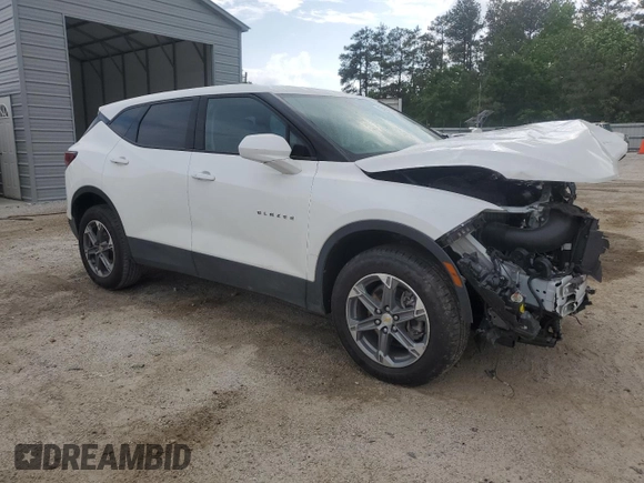 2023 Chevrolet Blazer LT z VIN 3GNKBCR4XPS194170, wystawiony jako Copart lot #54241085 z przebiegiem 40 403 mil mil oraz Nie do naprawy • Non repairable. Historia ofert i sprzedaży dostępna na DreamBid. Obrazek 4.