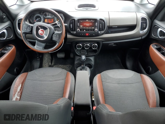 2016 FIAT 500L Trekking with VIN ZFBCFADHXGZ037485, listed as a Copart auction lot 54083385 with 95,678 mi miles and Clean Title. Bid and sale history available at carsss.com. Image 8.