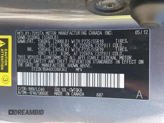 2013 Lexus RX 350 z VIN 2T2ZK1BA4DC088362, wystawiony jako IAAI lot #42264957 z przebiegiem 114 526 mil mil oraz . Historia ofert i sprzedaży dostępna na DreamBid. Obrazek 9.