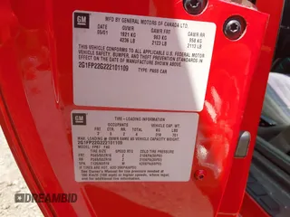 2002 Chevrolet Camaro Z28 z VIN 2G1FP22G222101109, wystawiony jako IAAI lot #39531558 z przebiegiem 100 136 mil mil oraz . Historia ofert i sprzedaży dostępna na DreamBid. Obrazek 9.