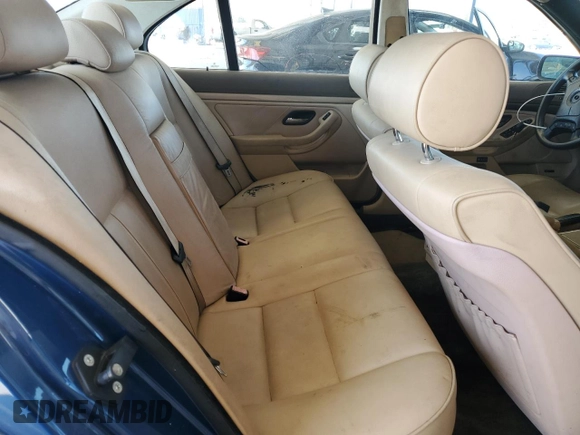 2001 BMW 5 Series 525iA with VIN WBADT43431GX20624, listed as a Copart auction lot 48222935 with 0 mi miles and Salvage Title. Bid and sale history available at carsss.com. Image 10.