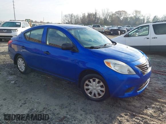 2012 Nissan Versa SV with VIN 3N1CN7AP9CL834121, listed as a IAAI auction lot 41790536 with 157,441 mi miles. Bid and sale history available at carsss.com. Image 1.