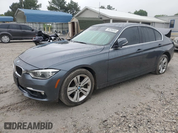 2016 BMW 3 Series 328i xDrive with VIN WBA8E3G58GNU03127, listed as a Copart auction lot 56256355 with 121,543 mi miles and Salvage title. Bid and sale history available at DreamBid. Image 1.