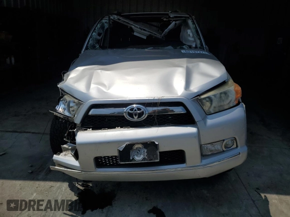 2011 Toyota 4Runner SR5 with VIN JTEZU5JR6B5032622, listed as a Copart auction lot 62197375 with Not provided miles and Salvage title. Bid and sale history available at DreamBid. Image 5.