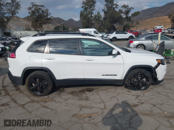 2020 Jeep Cherokee Latitude Plus with VIN 1C4PJLLB4LD648609, listed as a IAAI auction lot 41338280 with 60,347 mi miles. Bid and sale history available at carsss.com. Image 13.