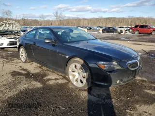 2004 BMW 6 Series 645Ci with VIN WBAEH73454B215628, listed as a Copart auction lot 45851645 with 0 mi miles and Clean Title. Bid and sale history available at carsss.com. Image 4.