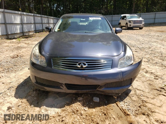 2007 Infiniti G35 Journey with VIN JNKBV61E77M710649, listed as a Copart auction lot 67612944 with 75,566 mi miles and Salvage Title. Bid and sale history available at DreamBid. Image 5.