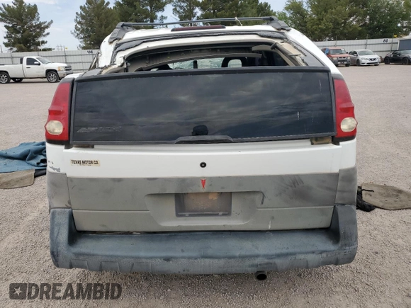 2001 Pontiac Aztek GT z VIN 3G7DA03E91S530482, wystawiony jako Copart lot #56634305 z przebiegiem 191 798 mil mil oraz Nie do naprawy • Non repairable. Historia ofert i sprzedaży dostępna na DreamBid. Obrazek 6.