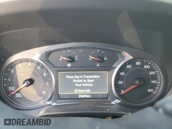 2023 GMC Acadia SLT with VIN 1GKKNMLSXPZ262018, listed as a Copart auction lot 41457865 with 20,694 mi miles and Salvage Title. Bid and sale history available at DreamBid. Image 9.