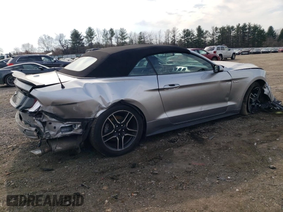2020 Ford Mustang EcoBoost with VIN 1FATP8UH4L5112823, listed as a Copart auction lot 49578215 with 76,683 mi miles and Salvage Title. Bid and sale history available at carsss.com. Image 3.
