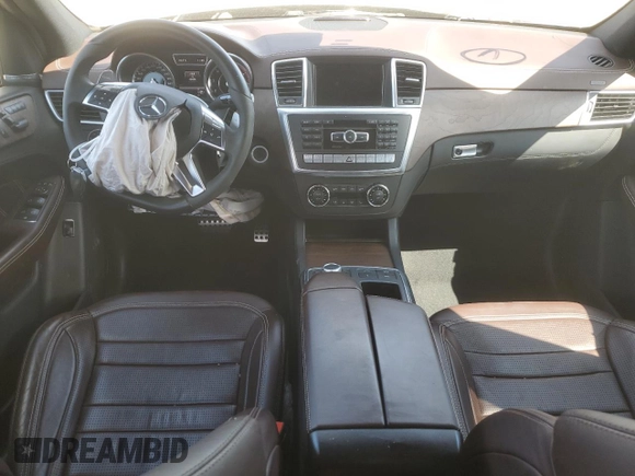 2013 Mercedes-Benz M ML 63 AMG with VIN 4JGDA7EB5DA110524, listed as a Copart auction lot 65643094 with 65,436 mi miles and Salvage Title. Bid and sale history available at carsss.com. Image 8.
