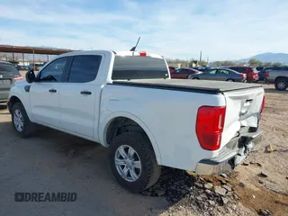 2021 Ford Ranger XL with VIN 1FTER4EH4MLE05025, listed as a IAAI auction lot 41586138 with 57,017 mi miles. Bid and sale history available at carsss.com. Image 3.