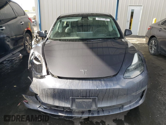 2023 Tesla Model 3 with VIN 5YJ3E1EA0PF449499, listed as a Copart auction lot 52900515 with 42,706 mi miles and Non Repairable. Bid and sale history available at DreamBid. Image 5.