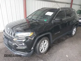 2024 Jeep Compass Latitude with VIN 3C4NJDBNXRT101453, listed as a IAAI auction lot 42016404 with 3,739 mi miles and . Bid and sale history available at carsss.com. Image 2.