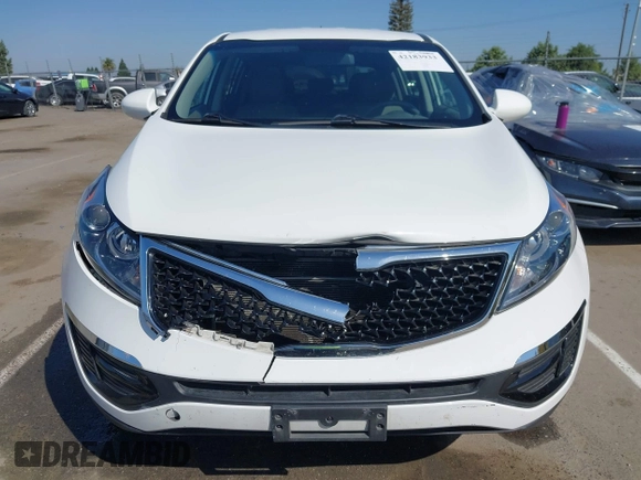2015 Kia Sportage LX with VIN KNDPB3AC9F7715443, listed as a IAAI auction lot 42183933 with 115,211 mi miles and . Bid and sale history available at carsss.com. Image 12.