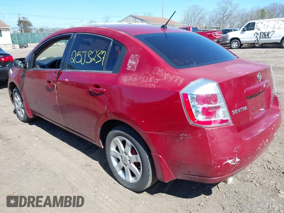 2007 Nissan Sentra 2.0 with VIN 3N1AB61E67L641875, listed as a IAAI auction lot 41910326 with 200,396 mi miles and . Bid and sale history available at DreamBid. Image 3.