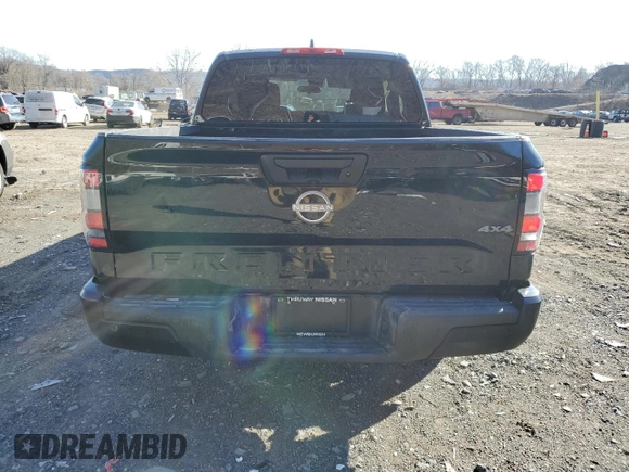 2022 Nissan Frontier S with VIN 1N6ED1EK2NN612332, listed as a Copart auction lot 40658374 with 0 mi miles. Bid and sale history available at carsss.com. Image 6.
