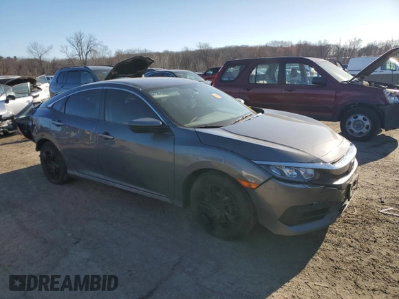 2016 Honda Civic Sedan LX with VIN 2HGFC2F55GH555002, listed as a Copart auction lot 50680565 with 163,332 mi miles and Salvage Title. Bid and sale history available at carsss.com. Image 4.