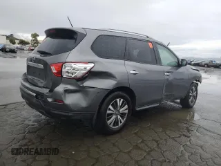 2018 Nissan Pathfinder S with VIN 5N1DR2MN7JC663344, listed as a Copart auction lot 44406985 with 117,208 mi miles and Salvage Title. Bid and sale history available at carsss.com. Image 3.