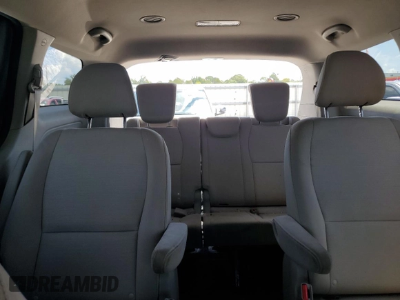 2015 Kia Sedona LX with VIN KNDMB5C14F6043095, listed as a Copart auction lot 69256824 with 181,202 mi miles and Salvage Title. Bid and sale history available at DreamBid. Image 10.