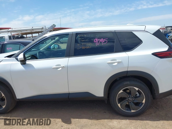 2025 Nissan Rogue SV with VIN 5N1BT3BA4SC796336, listed as a IAAI auction lot 42121637 with 10,193 mi miles. Bid and sale history available at carsss.com. Image 15.