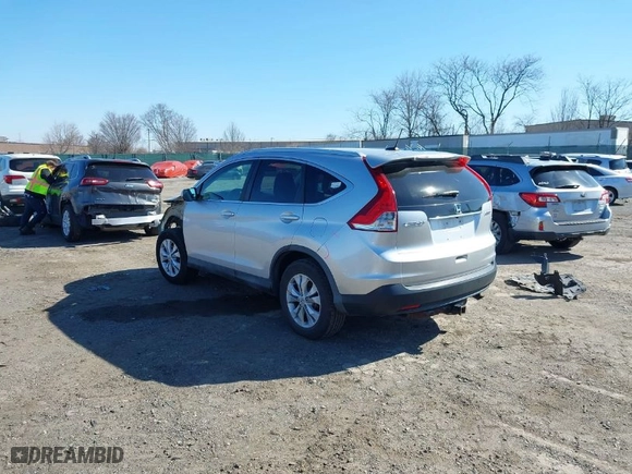 2014 Honda CR-V EX-L with VIN 2HKRM4H77EH653052, listed as a IAAI auction lot 41758040 with NaN miles. Bid and sale history available at carsss.com. Image 3.