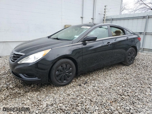 2012 Hyundai Sonata GLS with VIN 5NPEB4AC6CH486966, listed as a Copart auction lot 43039765 with 164,342 mi miles and Clean Title. Bid and sale history available at carsss.com. Image 1.