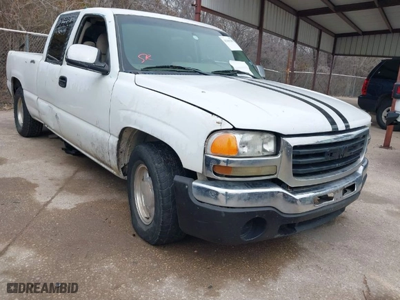 2002 GMC Sierra 1500 SLE with VIN 2GTEC19T121317115, listed as a IAAI auction lot 41446209 with 188,597 mi miles. Bid and sale history available at carsss.com. Image 1.
