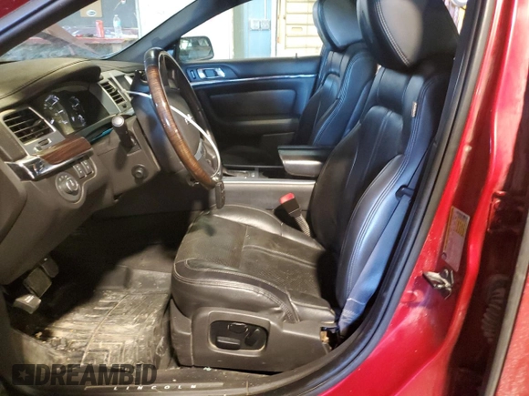 2010 Lincoln MKS EcoBoost with VIN 1LNHL9FT3AG602783, listed as a Copart auction lot 45983635 with 216,806 mi miles and Salvage title. Bid and sale history available at DreamBid. Image 7.