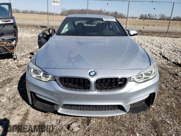 2015 BMW M4 with VIN WBS3R9C57FK331291, listed as a Copart auction lot 47927615 with 156,854 mi miles and Salvage Title. Bid and sale history available at carsss.com. Image 5.