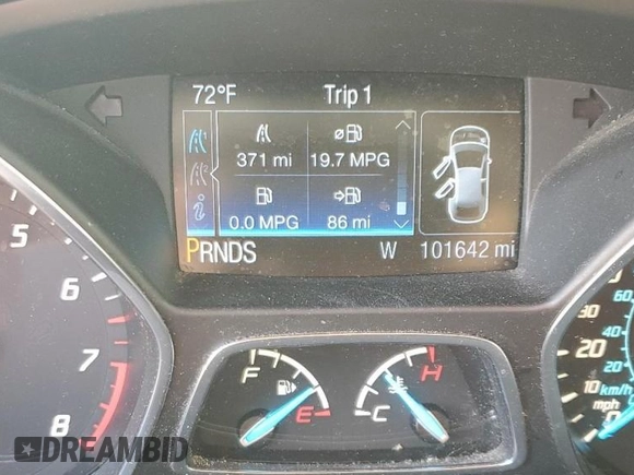 2013 Ford Escape SE with VIN 1FMCU0GX4DUC20594, listed as a Copart auction lot 45900525 with 101,642 mi miles and Salvage Title. Bid and sale history available at carsss.com. Image 9.
