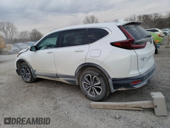 2022 Honda CR-V EX-L with VIN 5J6RW2H88NA012467, listed as a Copart auction lot 70167892 with 5,608 mi miles. Bid and sale history available at carsss.com. Image 2.