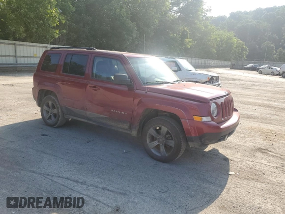 2015 Jeep Patriot High Altitude with VIN 1C4NJRFBXFD272296, listed as a Copart auction lot 62051095 with 118,496 mi miles and Salvage title. Bid and sale history available at DreamBid. Image 4.