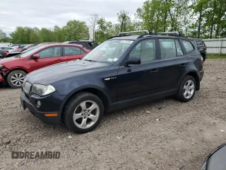 2008 BMW X3 3.0si with VIN WBXPC93418WJ12844, listed as a Copart auction lot 54773385 with 104,974 mi miles and Clean title. Bid and sale history available at DreamBid. Image 1.