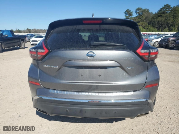 2021 Nissan Murano S with VIN 5N1AZ2AS2MC141528, listed as a Copart auction lot 80061054 with 47,610 mi miles and Salvage Title. Bid and sale history available at carsss.com. Image 6.