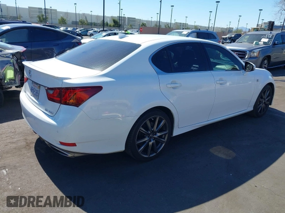 2015 Lexus GS 350 with VIN JTHBE1BLXFA007479, listed as a IAAI auction lot 41680349 with 165,102 mi miles and . Bid and sale history available at DreamBid. Image 4.