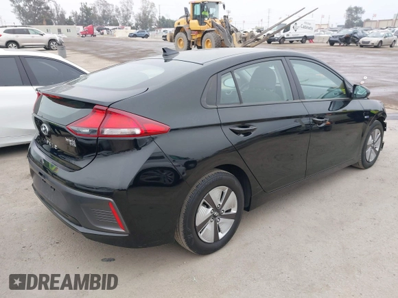2020 Hyundai Ioniq Blue with VIN KMHC65LCXLU186010, listed as a IAAI auction lot 42019760 with 118,004 mi miles and . Bid and sale history available at DreamBid. Image 4.
