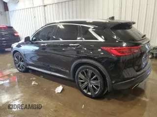 2020 Infiniti QX50 Luxe z VIN 3PCAJ5M37LF108530, wystawiony jako Copart lot #57403415 z przebiegiem 59 201 mil mil oraz Czysty tytuł • Clean title. Historia ofert i sprzedaży dostępna na DreamBid. Obrazek 2.
