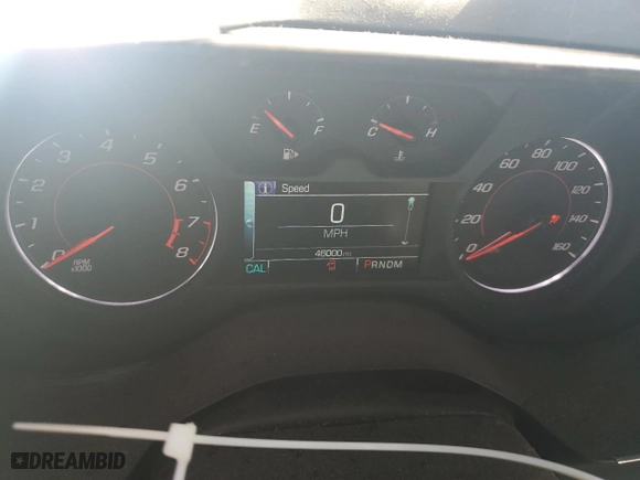 2018 Chevrolet Camaro 2LT with VIN 1G1FD1RS0J0185914, listed as a Copart auction lot 45894945 with 46,000 mi miles and Salvage Title. Bid and sale history available at carsss.com. Image 9.