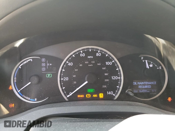 2012 Lexus CT 200h with VIN JTHKD5BH8C2095881, listed as a Copart auction lot 64307165 with 164,999 mi miles and Salvage title. Bid and sale history available at DreamBid. Image 9.