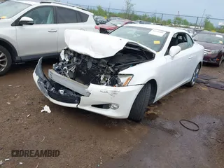 2010 Lexus IS 350 C with VIN JTHFE2C27A2501055, listed as a IAAI auction lot 42149205 with 123,778 mi miles and . Bid and sale history available at DreamBid. Image 18.